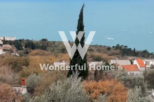 Parcela con vistas panorámicas al mar, Municipio de Budva, Rezevici.